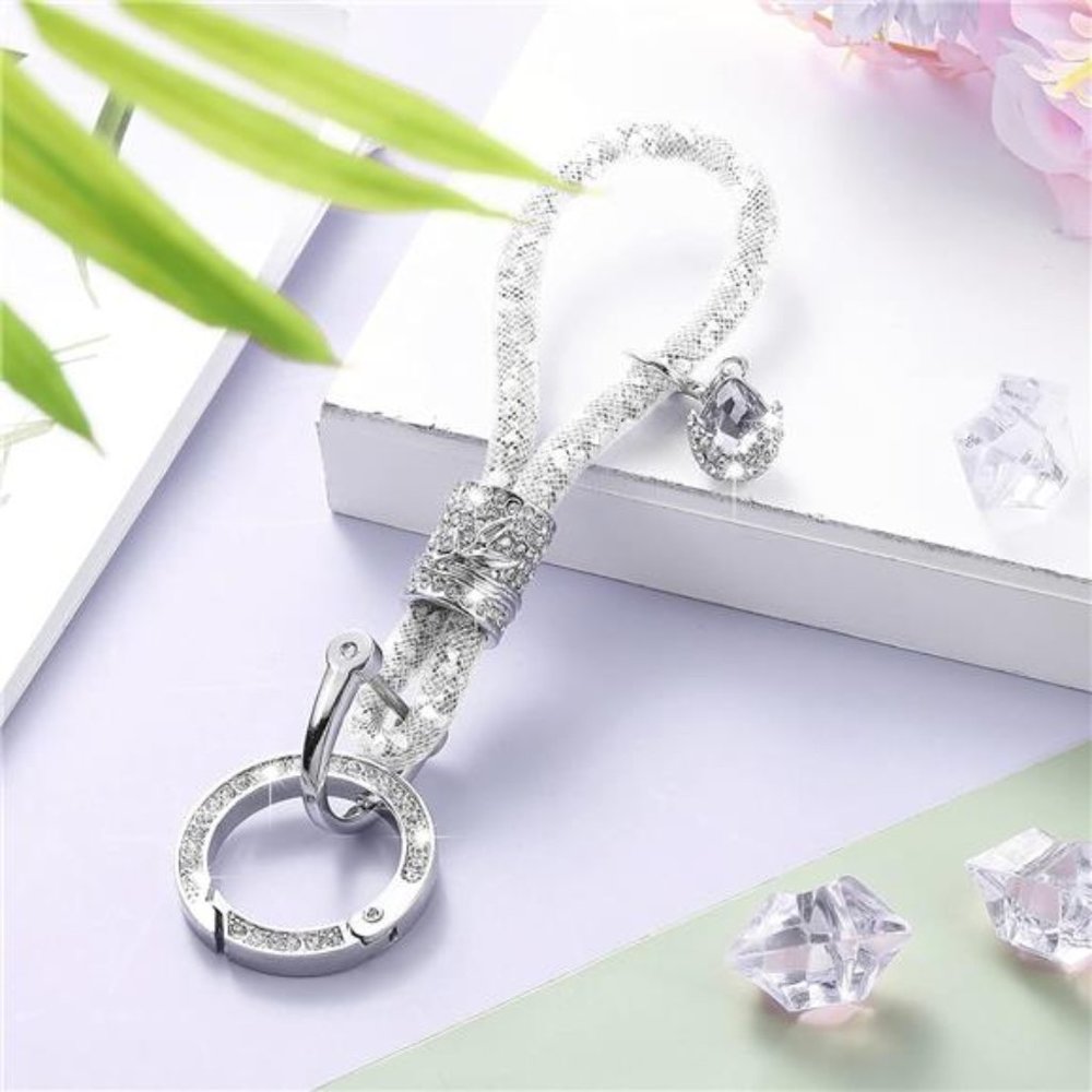 Glamou rGlow Rhinestone Car Key Charm - Picture 3 of 5